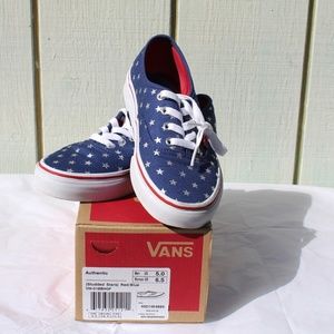 VANS Authentic Studded Stars Red/blue
